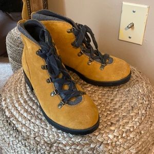 Suede Clark’s booties
